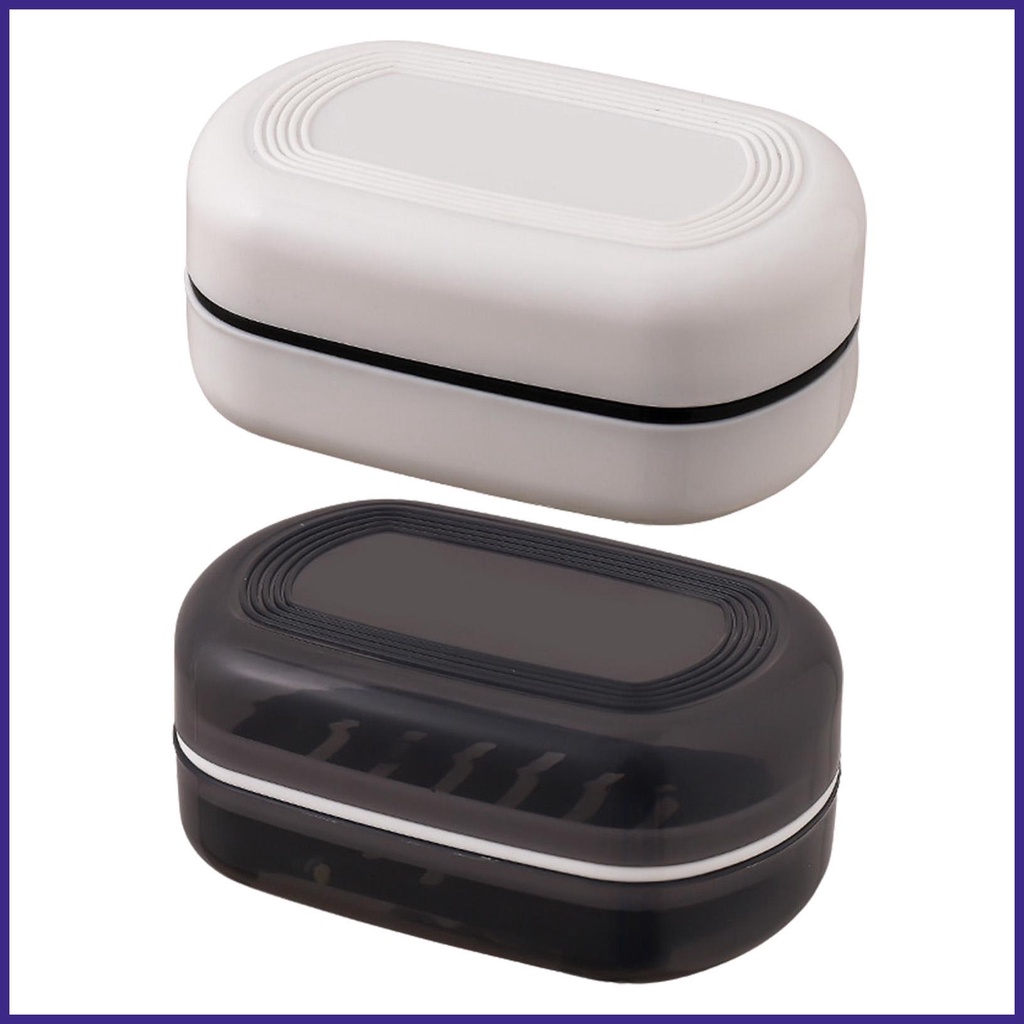 Soap Container Box Strong Sealing Travel Soap Holder Durable Soap Case Easy to Clean Bar Soap Container Soap Dish smbmy