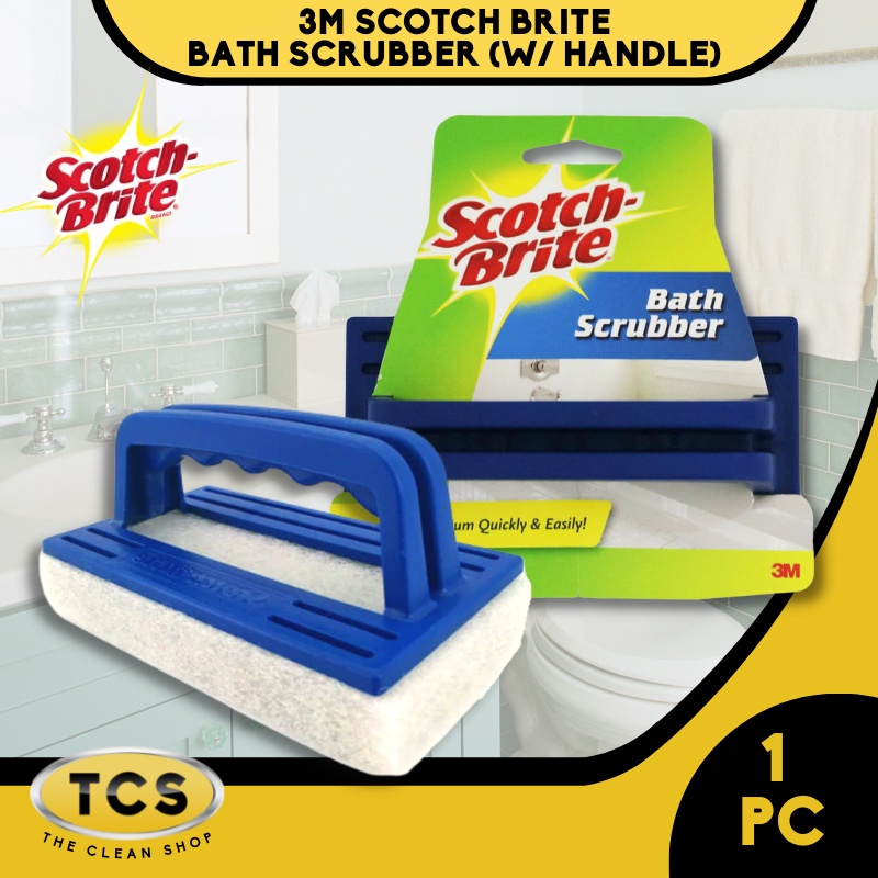 3M Scotch Brite Bath Scrubber (w/ Handle) Shopee Malaysia
