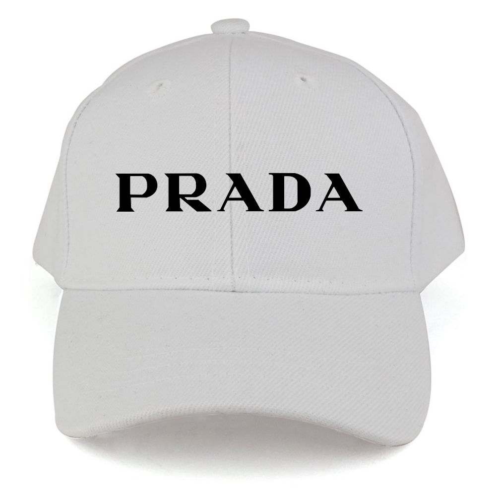 prada white hat