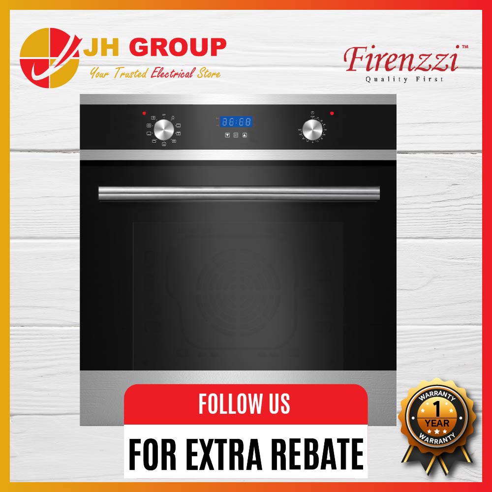 Firenzzi Built In Oven Fbo6177 With Fan Rotisserie 10 Functions (65 L