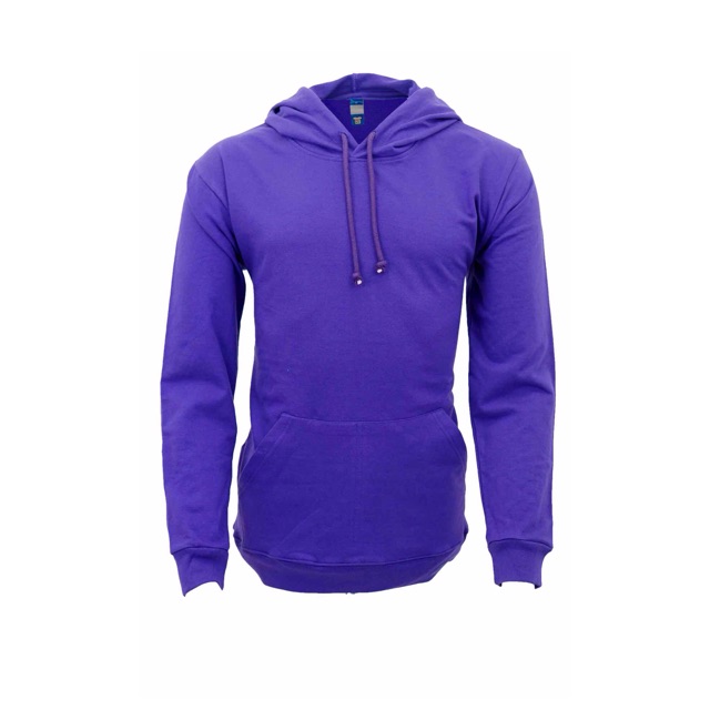 purple plain hoodie