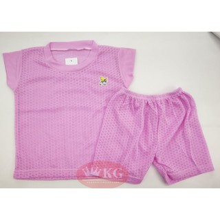 Harga Borong  4 12 Months Baby Eyelet Tshirts Suit Baju  