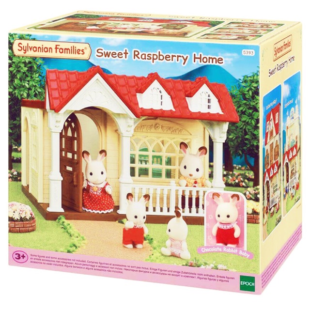 sylvanian sweet raspberry home