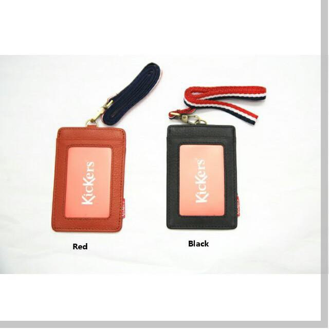 Kickers Leather Id T G Credit Card Door Access Name Card Holder