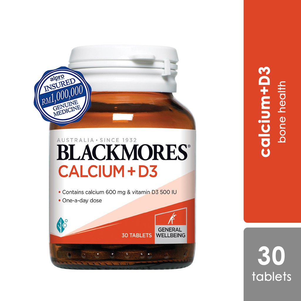 Blackmores Calcium + Vitamin D3 For Bone Health (30s) Shopee Malaysia