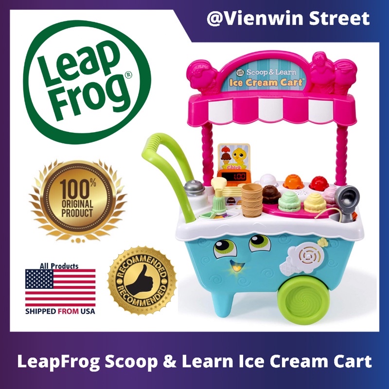 LeapFrog Scoop & Learn Ice Cream Cart Pretend Play fisher price