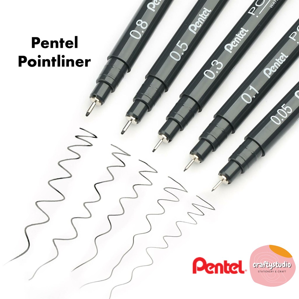 Pentel Pointliner Fineliner Pens Set Of ubicaciondepersonas.cdmx.gob.mx