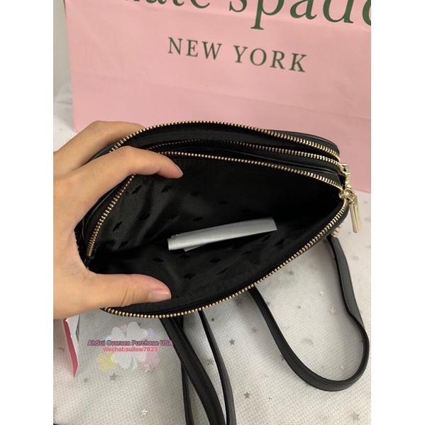 Kate spade Natalia Double Zip Small Crossbody Bag | Shopee Malaysia