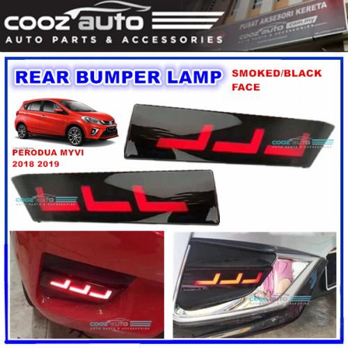 Perodua Myvi 2018 2019 LED Rear Bumper Brake Lamp Warning 