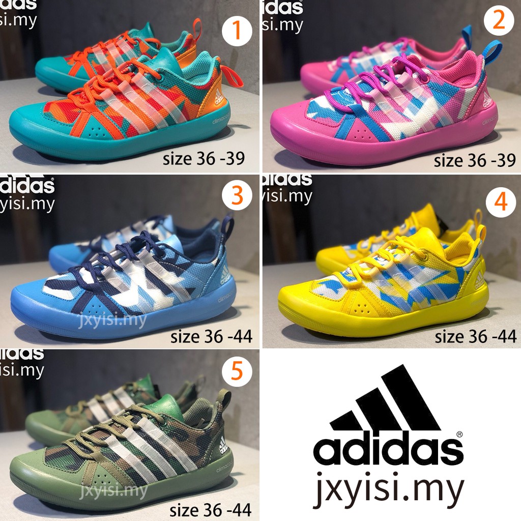 Adidas Climacool Boat Lace Graphic Outdoor Lifestyle men women upstream  shoes | Shopee Malaysia