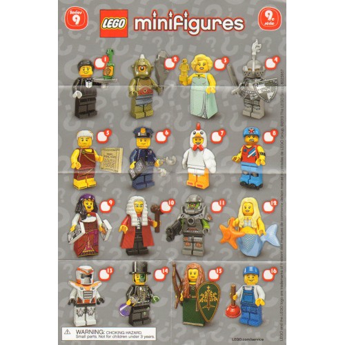 lego minifigure series 9