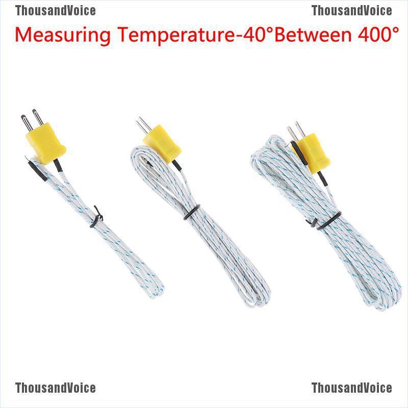 Thousandvoice 1pc Wire Temperature Test K Type Tp 01 Thermo Sensor Probe For Tm 902c Tes 1310 Shopee Malaysia