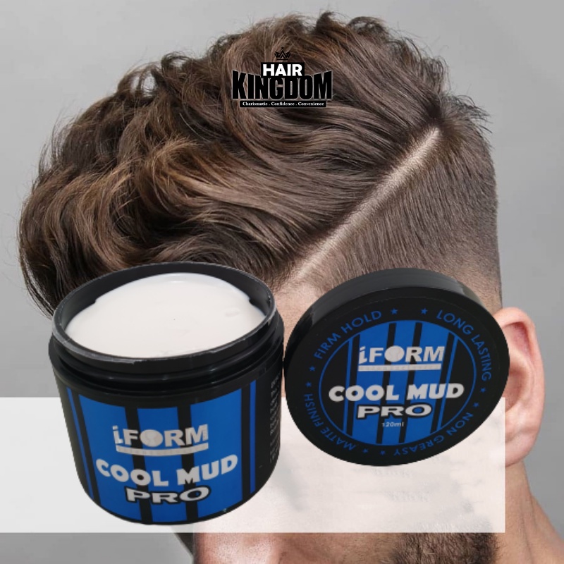 IFORM Cool Mud Pro (120ml) Men Hair Wax Clay Styling [Easy Wash / Extra  Strong Hold] 发泥 | Shopee Malaysia