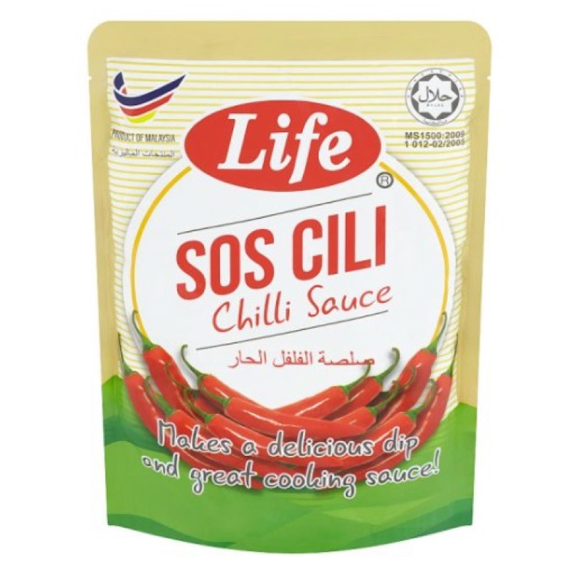 Sos Cili Life Pouch Kg Chilli Sauce Life Packet Kg Sos Cili Life