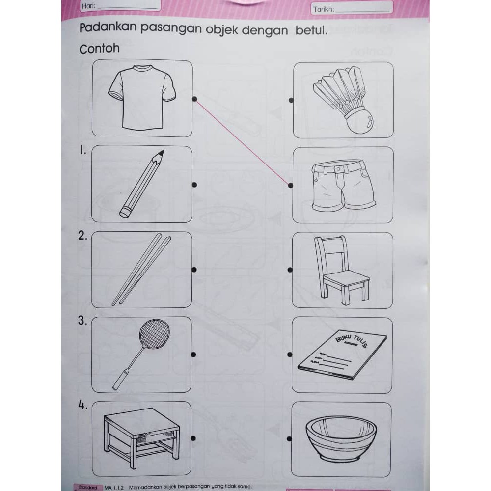 Ready Stock Buku Aktiviti Matematik Awal 4 5 Tahun Buku 1 Shopee Malaysia