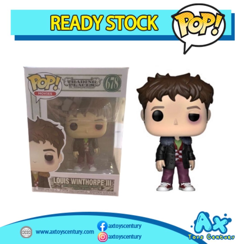 Funko Pop! Movies: Trading Places - Louis Winthorpe III #678 100% Genuine