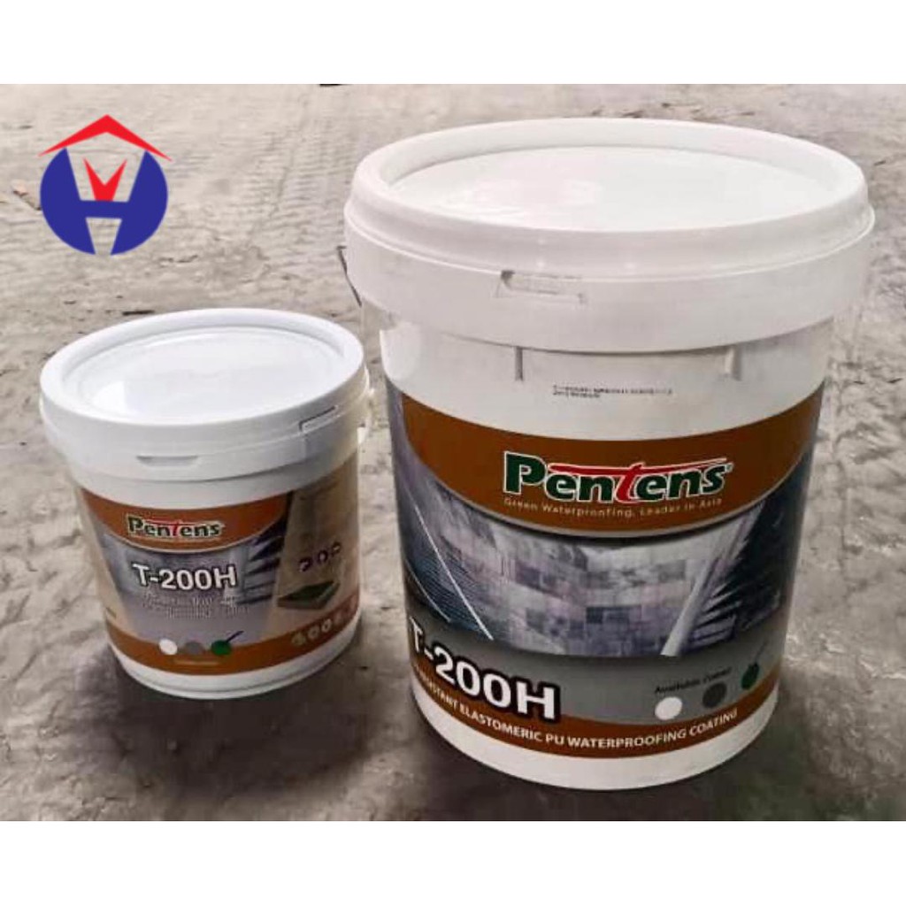 PENTENS T200H 20KG 防水漆 WATER PROOFING UV RESISTANT ELASTOMERIC PU ...