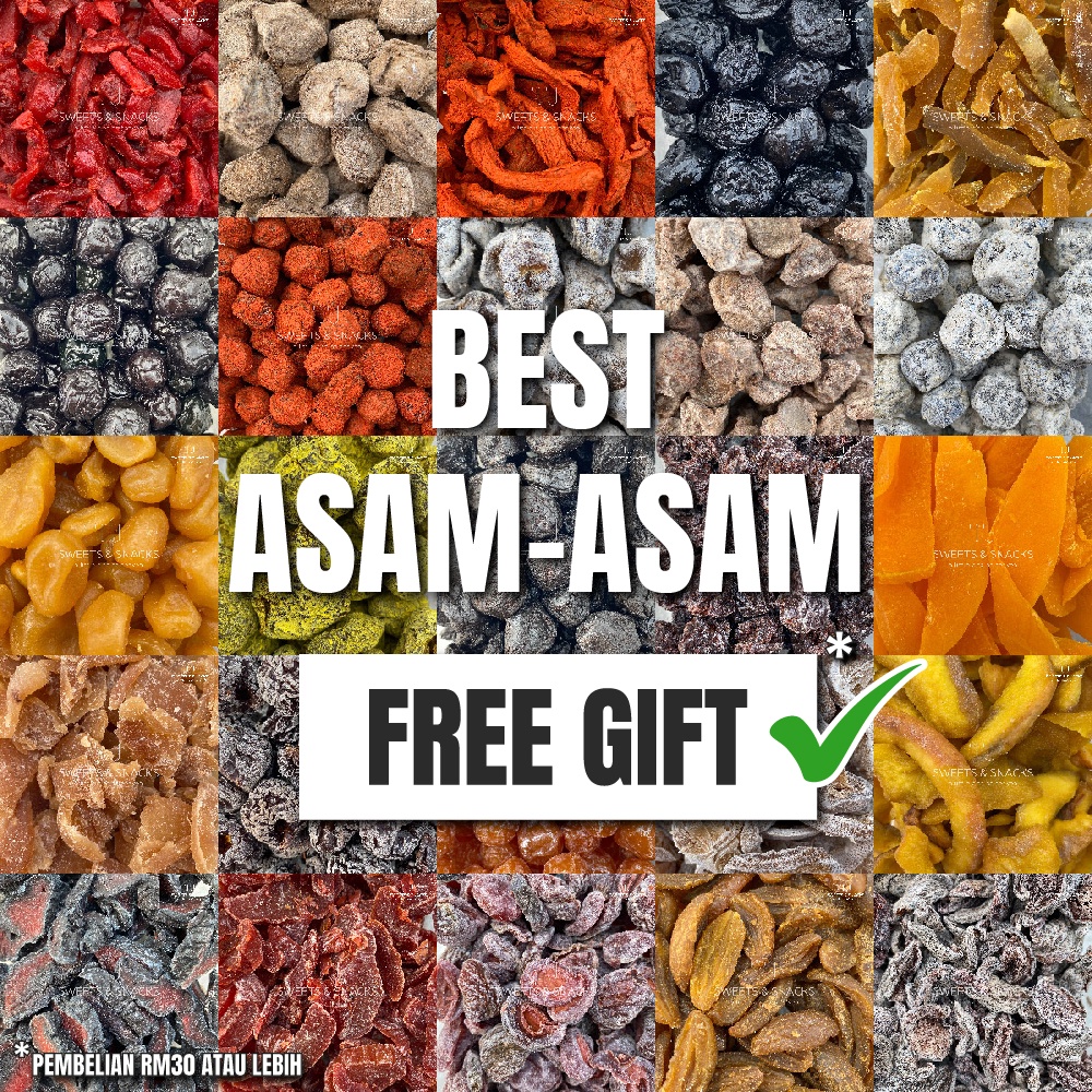 TJ Asam Boi / Asam Plum / Masam Manis / Kulit Limau / Asam Kering / Asam Masin / Buah Kering / Asam Buah /Asam Timbang