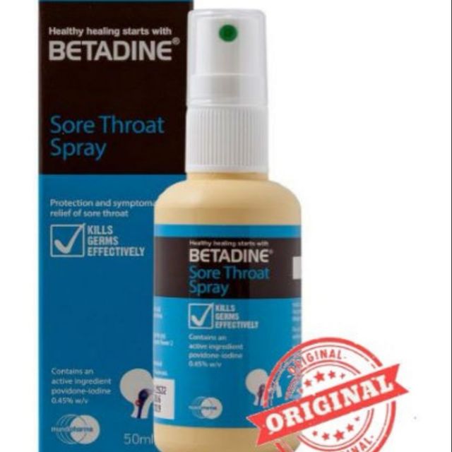 Spray betadine Doctors Warn