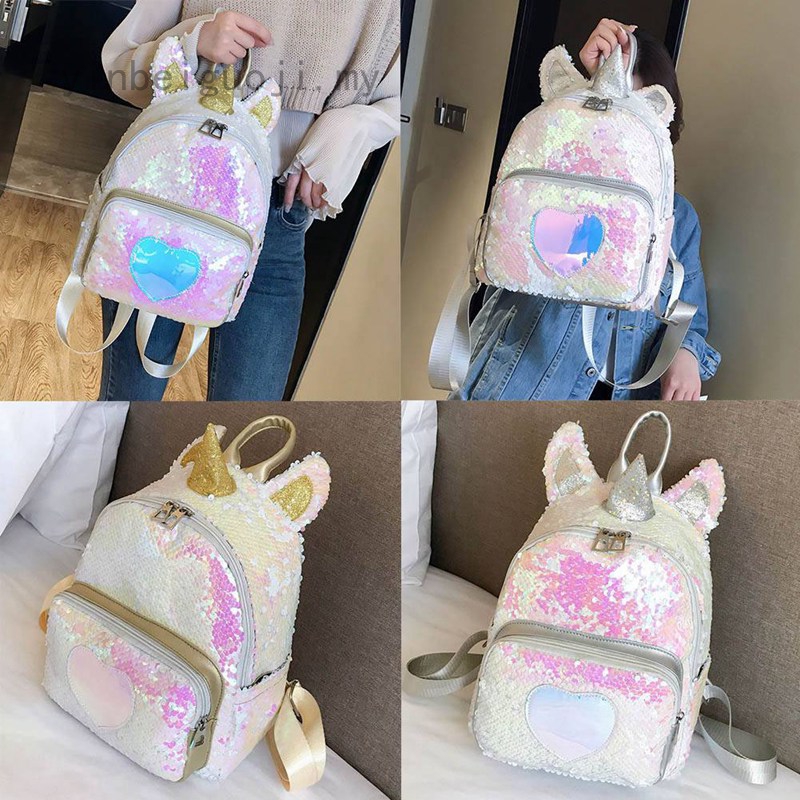 unicorn mini book bags