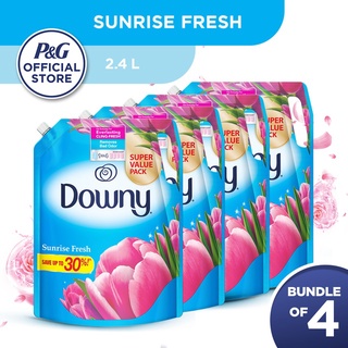 [Carton Deal] Downy Sunrise Fresh Concentrate Fabric Conditioner 2.4L x 4 (Fabric Softener, Pelembut Pakaian)
