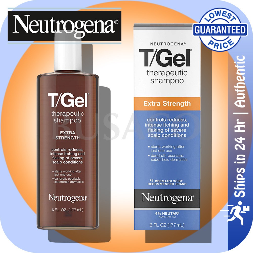 In Stock 177ml Neutrogena T Gel Extra Strength Therapeutic Shampoo W 1 Coal Tar Anti Dandruff Authentic Shopee Malaysia