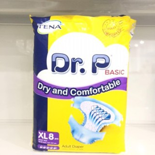 Tena Dr P XL Adult diaper / diapers 1 bags x 8 pcs per bag
