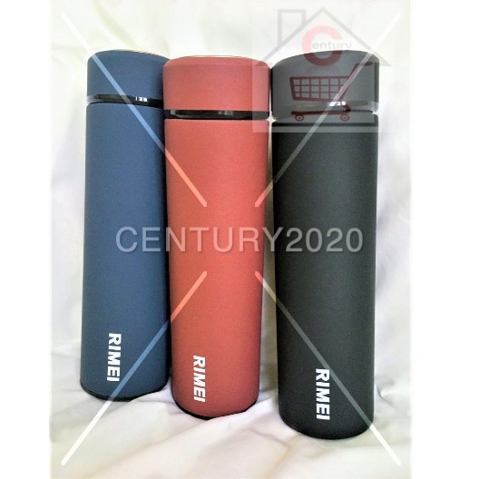 RIMEI Vacuum Flask Stainless Steel Thermos Cup Cover With Silicon Vacuum Flask Thermos Keep Warm and Cold Bottle