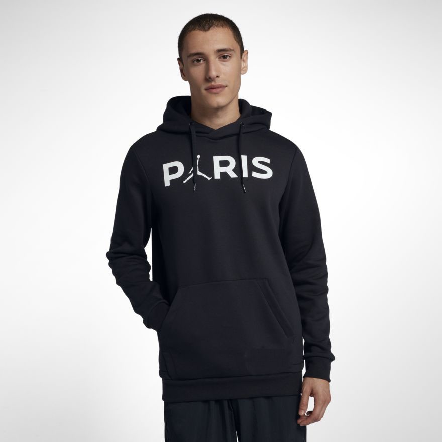 paris saint germain black hoodie