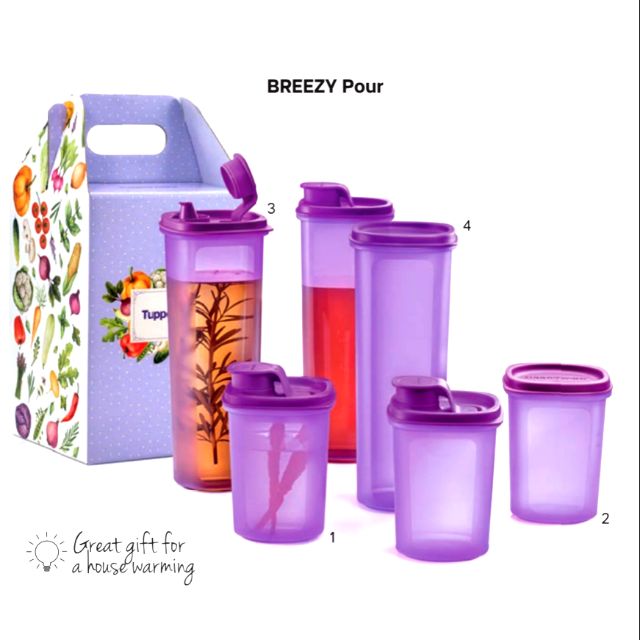 Breezy Pour Tupperware Set