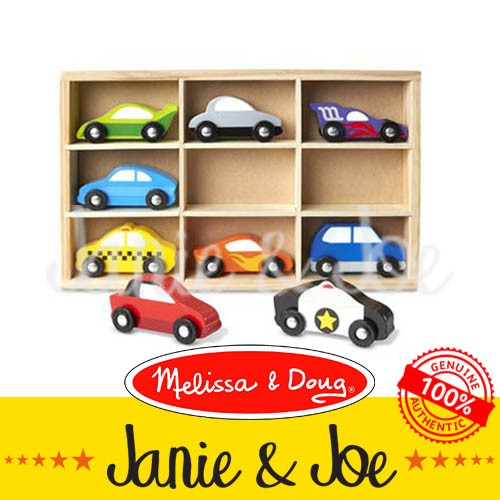 melissa and doug wood cars