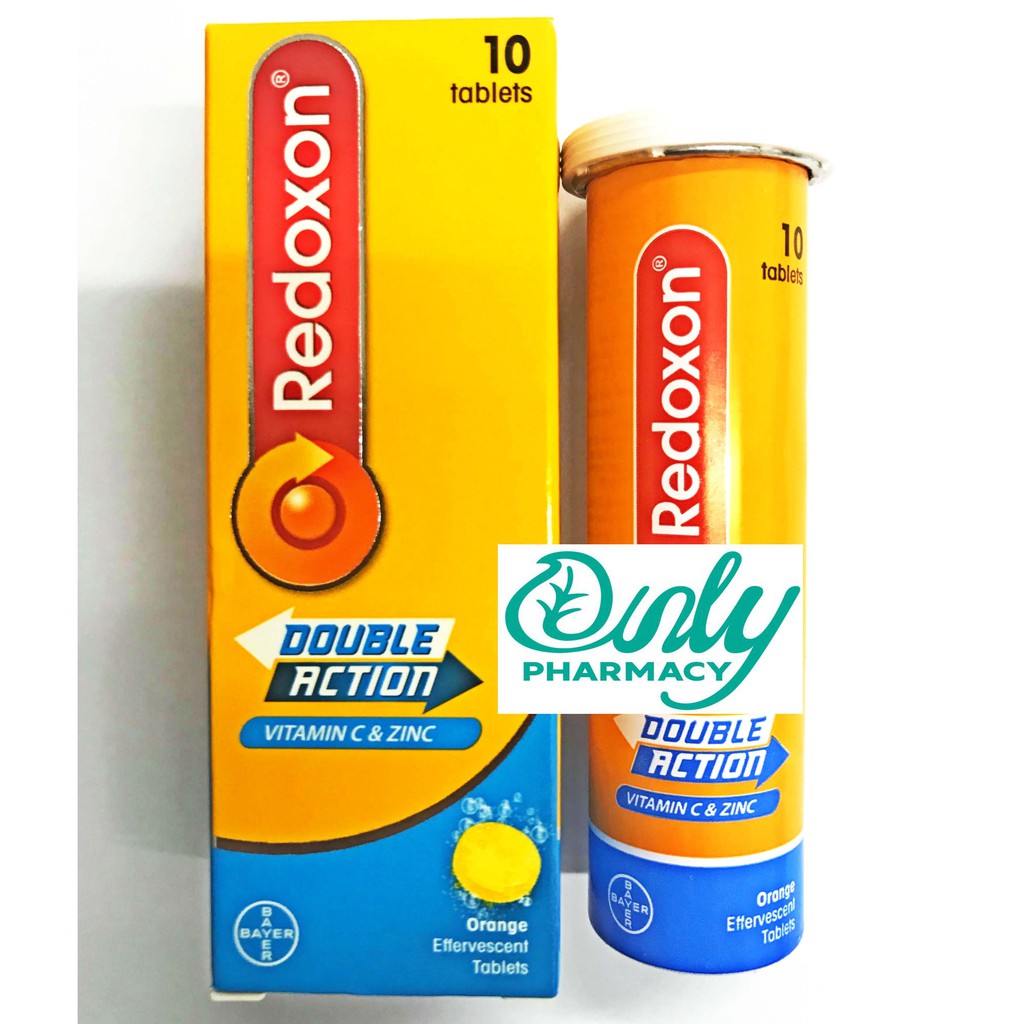 Redoxon Double Action Effervescent Orange Or Blackcurrant Vitamin C Zinc 10s Tab Redoxon Effervescent Shopee Malaysia