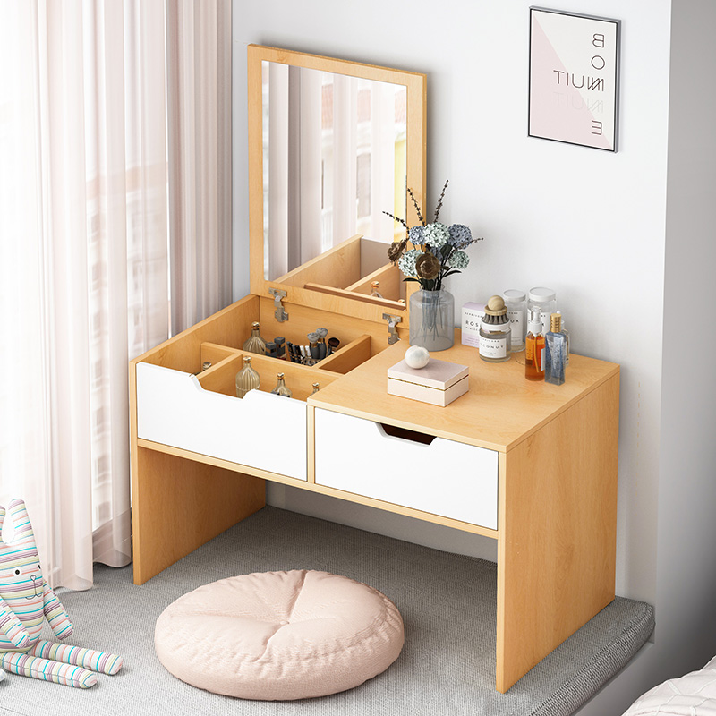 New Arrival Bay window dressing table small and simple modern makeup