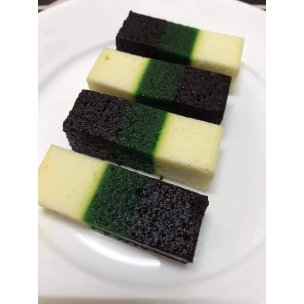 Cheese kukus lumut kek Kek Lumut