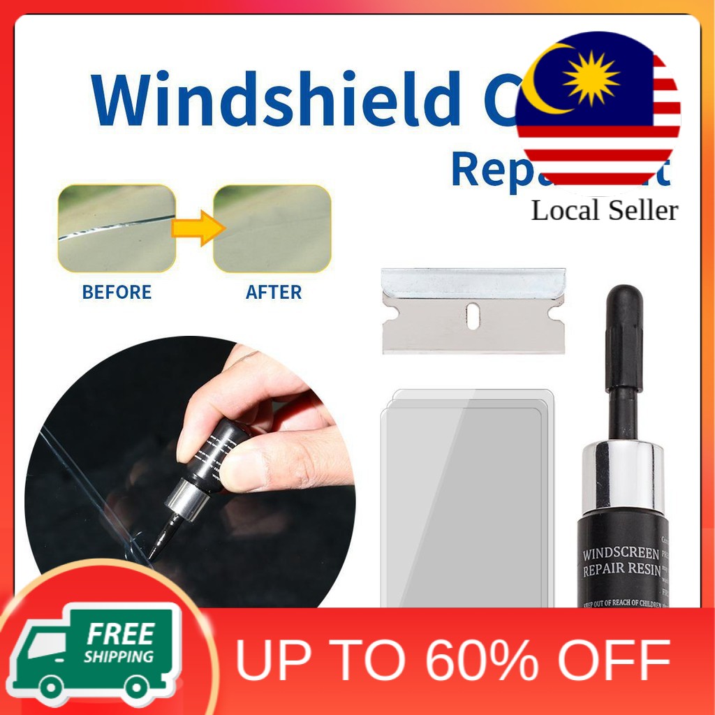 Revive Your Car's Windshield with Automotive Nano Repair Fluid for Glass Cracks