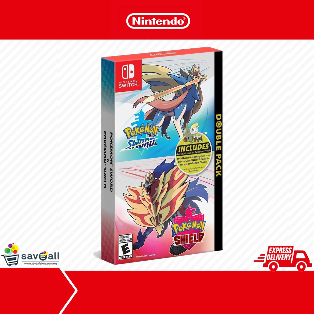 pokemon sword and shield double pack dynamax crystal