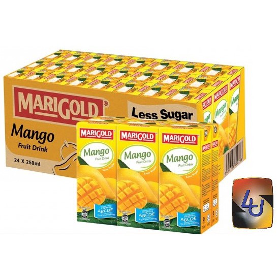 Marigold Mango Fruit Drink 250ml X 12 (Ready Stock) | Shopee Malaysia