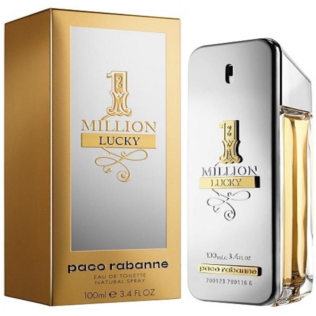 Paco Rabanne 1 million lucky perfume for Men 100ml EDP | Shopee Malaysia