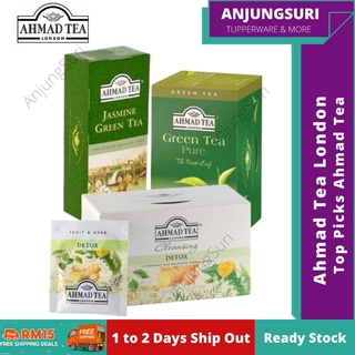 Detox Ahmad Tea Top Picks Green Tea / Detox / Pure Tea / Jasmine Tea Membantu Meningkatkan Metabolisme Ahmad Tea London