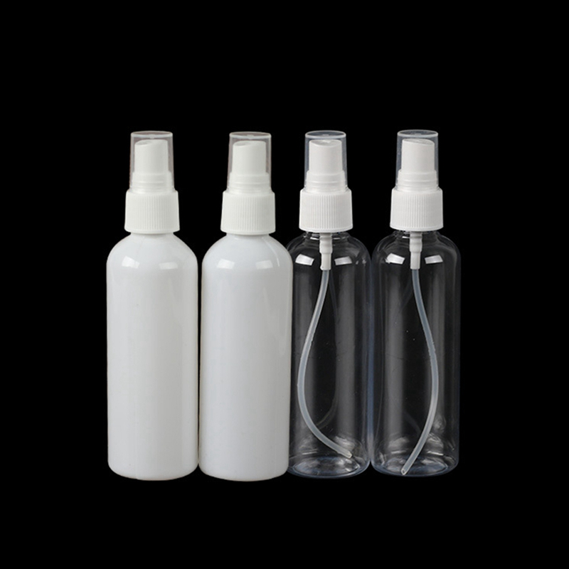 small clear plastic spray bottles