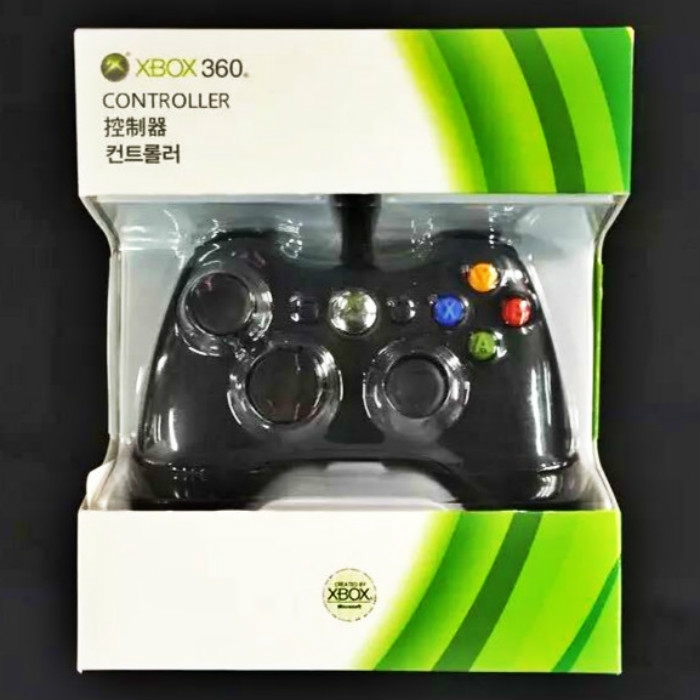 Ready Stock New Arrival Original Microsoft Xbox 360 Wired Controller Black White Support Xbox 360 Console And Windows System Pc Laptop Shopee Malaysia