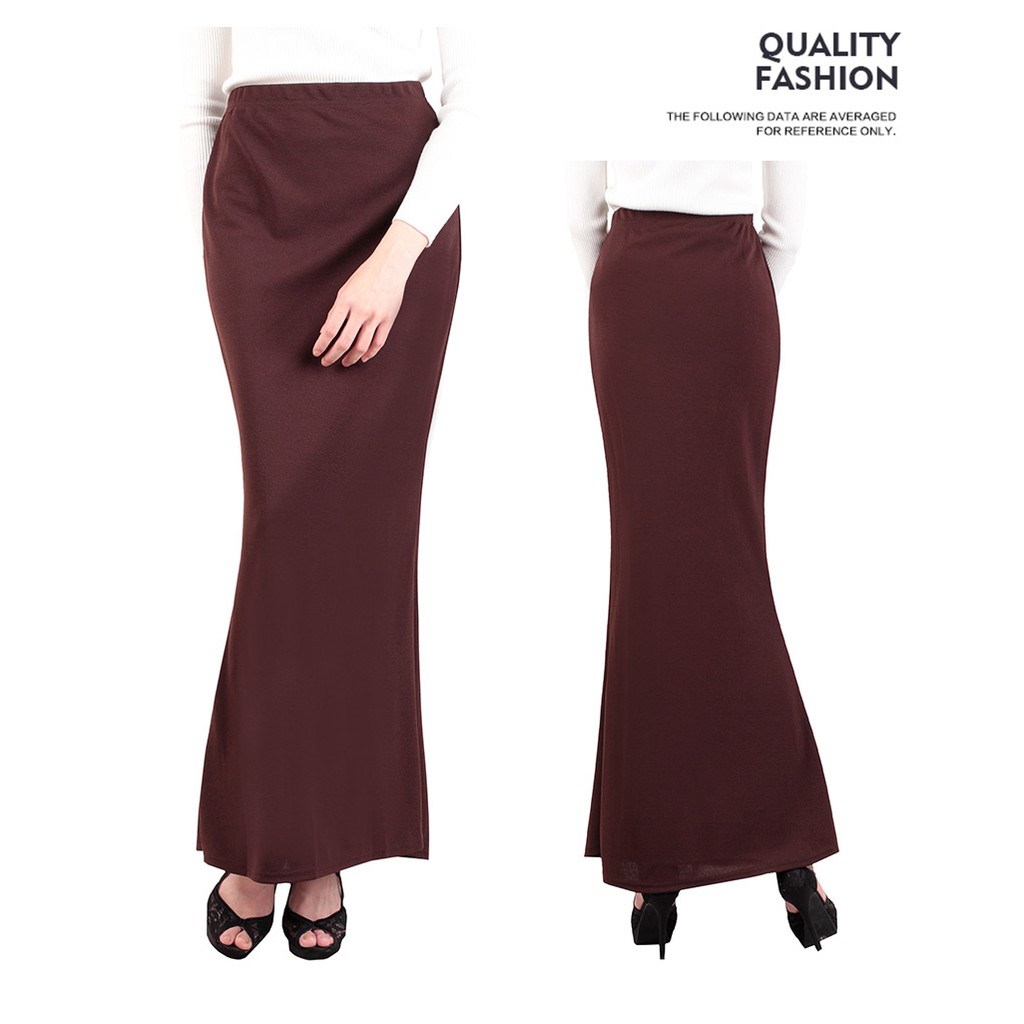 Kain Panjang Muslimah Bentuk Duyung Long Skirt Classic Duyung Shopee Malaysia