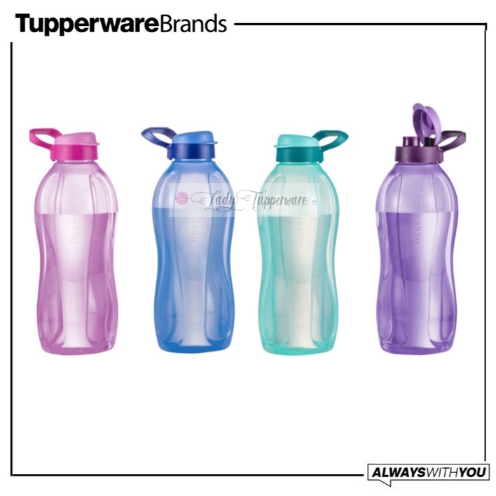 Tupperware Giant Eco Bottle 2L New Colour Loose and Full Set with ...