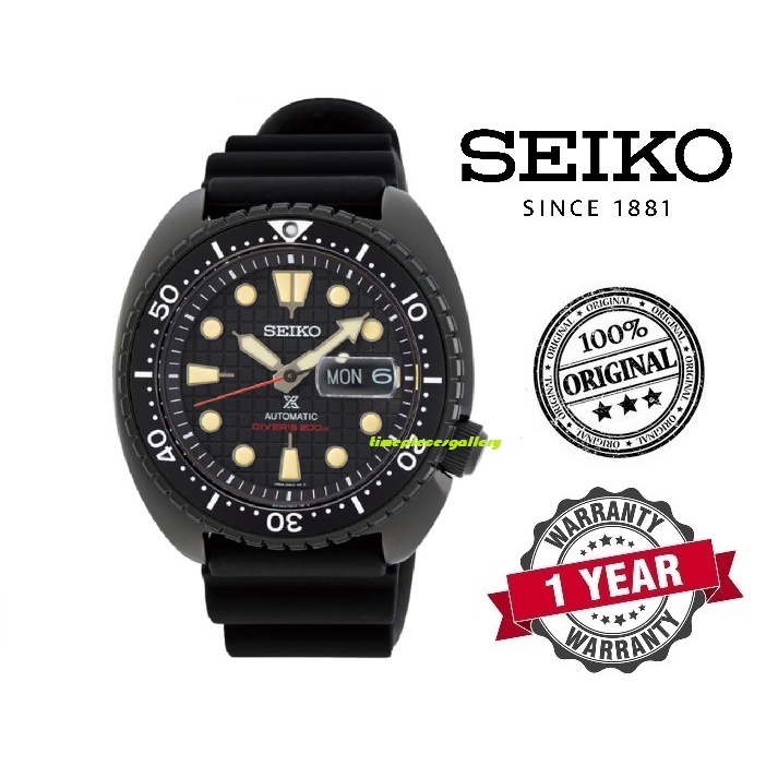 Seiko Prospe King Turtle Black Samurai Automatic 200m Diver's Watch Limited  edition of 1,400 - SRPH41K1 | Shopee Malaysia