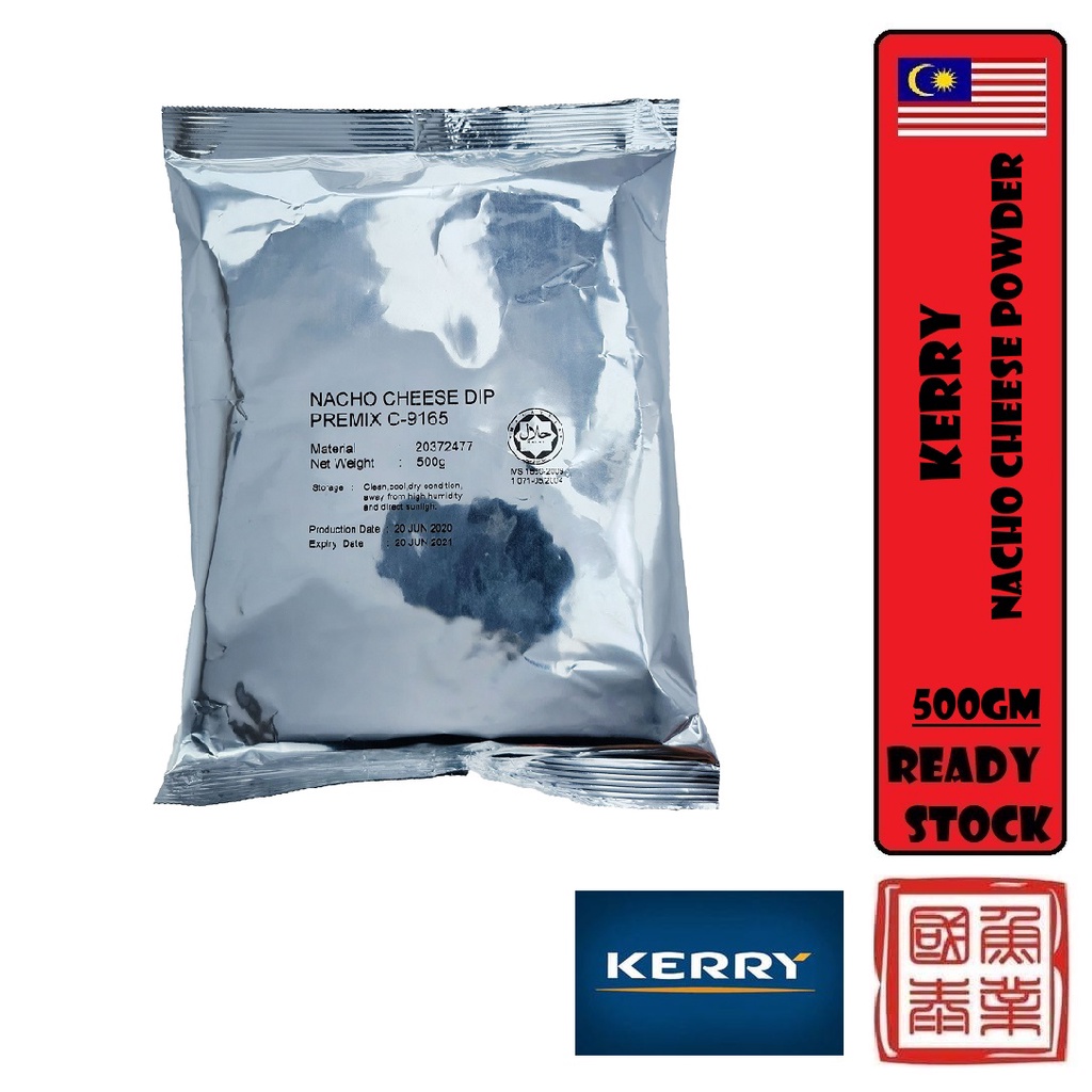 Kerry Nacho Cheese Powder Dip Sauce / Serbuk Keju Nacho 500g Serbuk