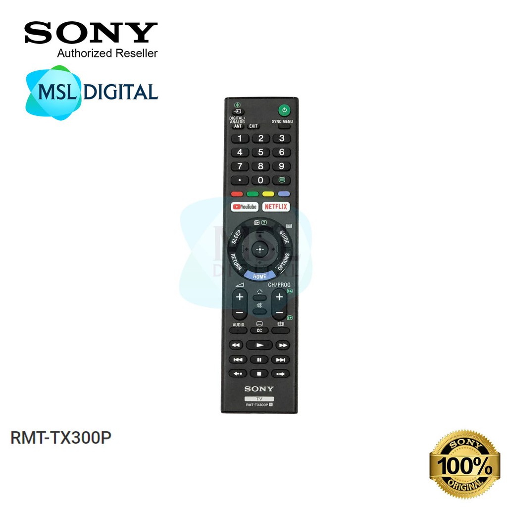 SONY RMTTX300P RMTTX300P BRAVIA TV Remote Control TV