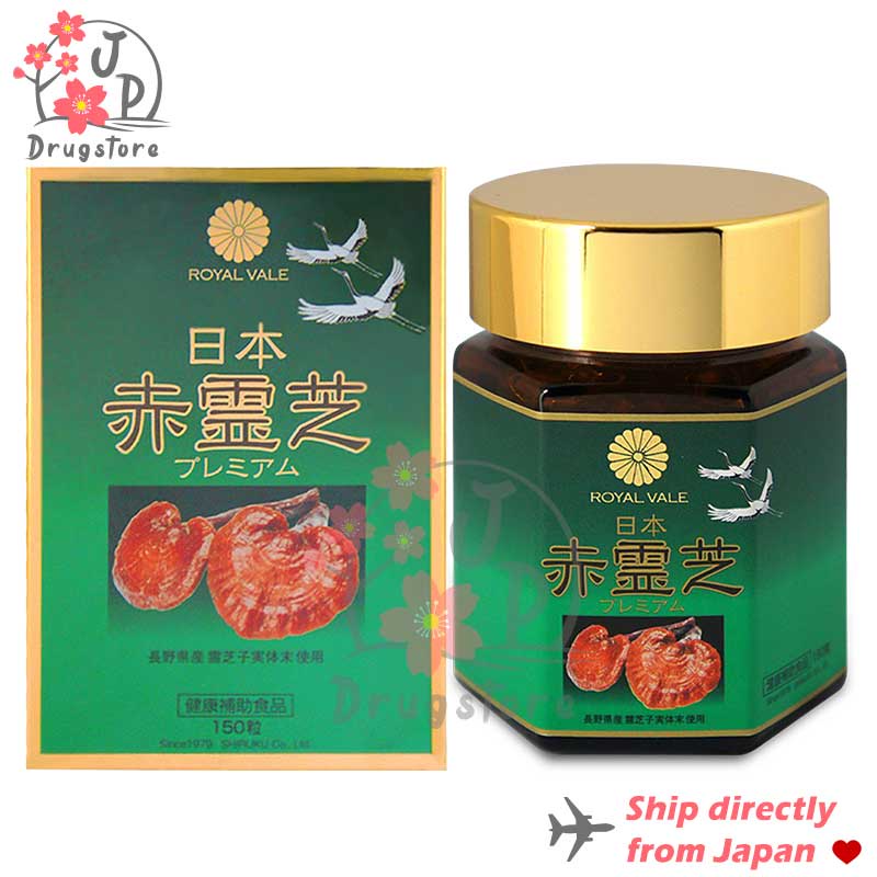 ROYAL VALE REISEI Red Lingzhi 150 Tablets 赤靈芝 (Ship directly from Japan)