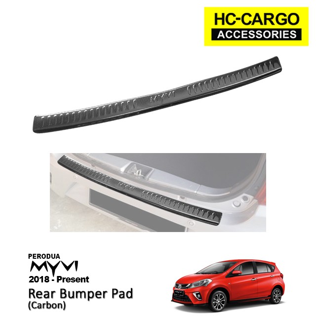 Perodua Myvi 2018-Present Rear Bumper Pad (Carbon) | Shopee Malaysia