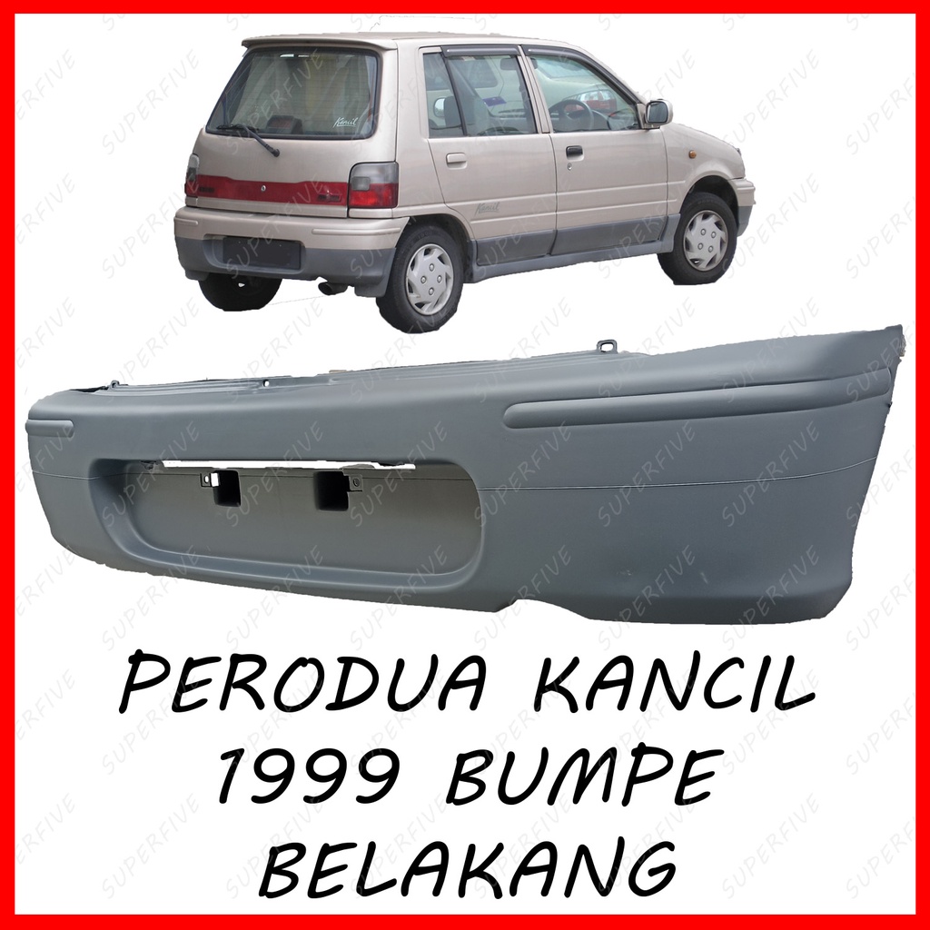 Perodua Kancil Lampu Petak Rear Bumper Bumper Belakang