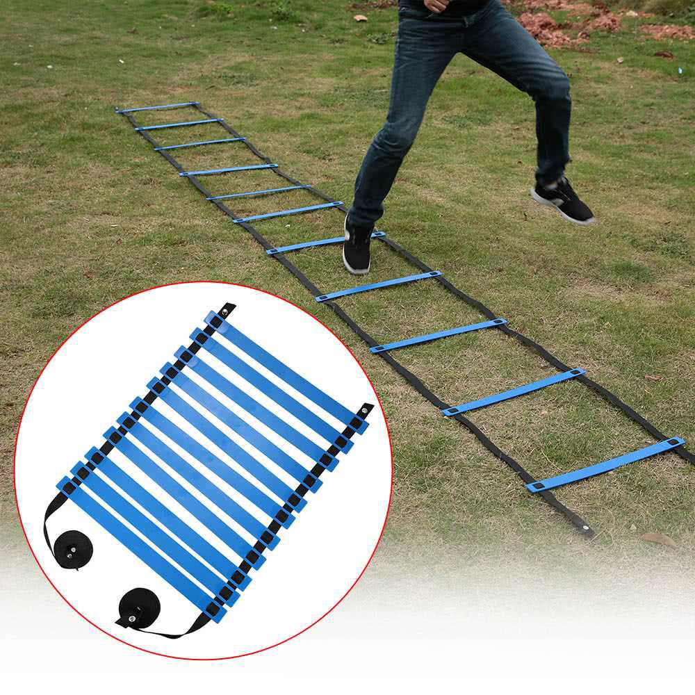 Adjustable Speed Agility Ladder Sports Speed Training Exercise Ladder